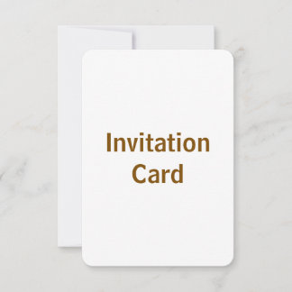 Créez votre propre carte d'invitation 3,5" x 5"