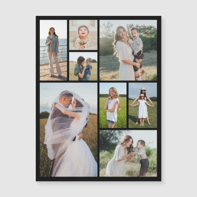 Créez votre propre carte magnétique de Collage de  (Devant)