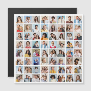 Créez votre propre carte magnétique de collage pho