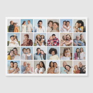 Créez votre propre carte magnétique de collage pho