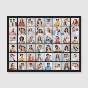 Créez votre propre carte magnétique de collage pho