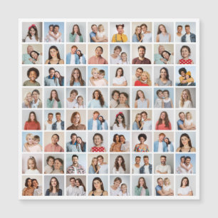 Créez votre propre carte magnétique de collage pho