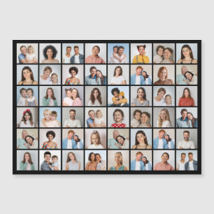 Créez votre propre carte magnétique de collage pho