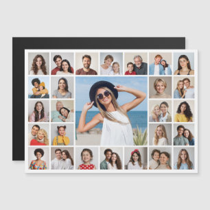 Créez votre propre carte magnétique de collage pho
