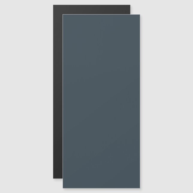 Créez votre propre carte magnétique gris foncé (Devant / Derrière)