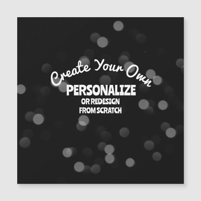 Créez votre propre carte magnétique personnalisée (Devant)