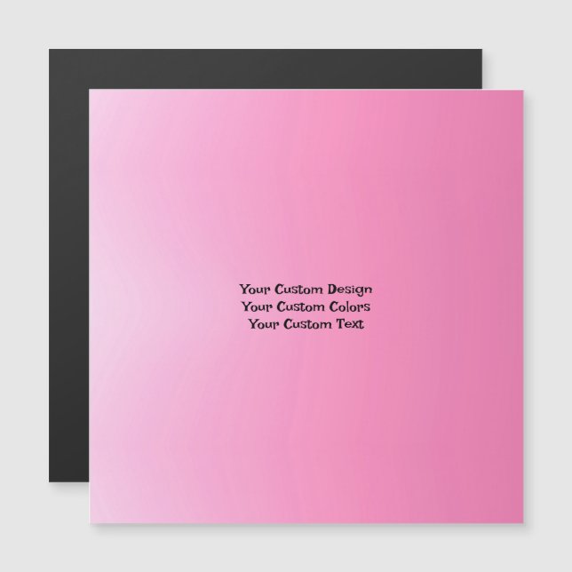 Créez votre propre carte magnétique personnalisée (Devant / Derrière)