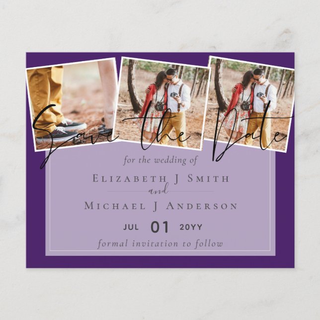 Créez votre propre carte moderne Enregistrer la da (Devant)