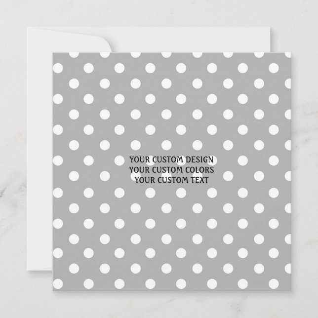 Créez votre propre carte personnalisée (Devant)