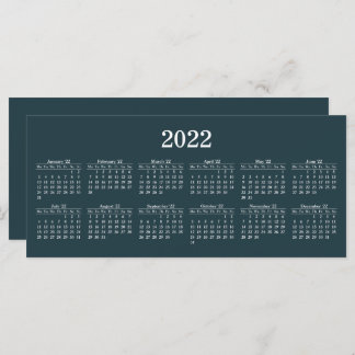 Créez votre propre carte plat 2022 calendrier