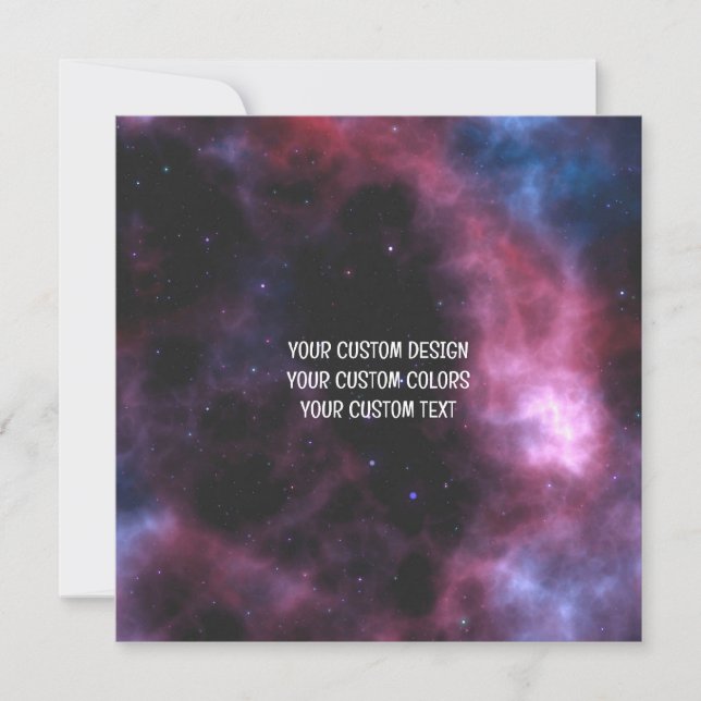 Créez votre propre carte plat personnalisée (Devant)