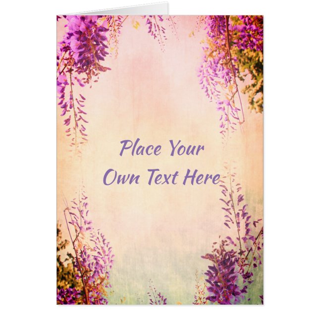 Créez votre propre carte pliée personnalisée (Devant)