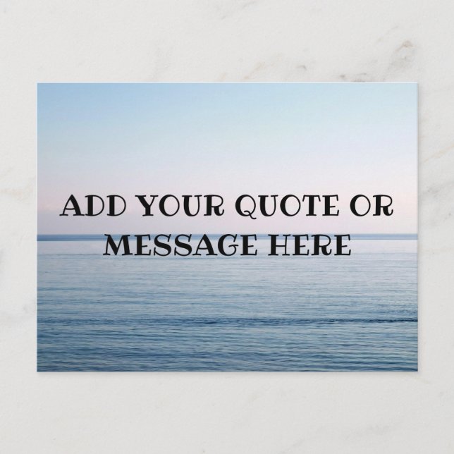 Créez votre propre carte postale (Devant)