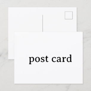 Créez votre propre carte postale à conception simp