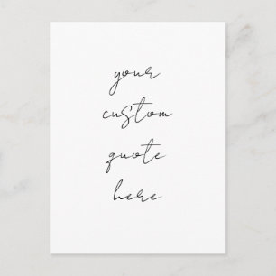 Créez votre propre carte postale de citation