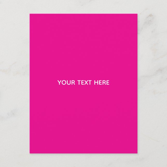 Créez Votre Propre Carte Postale d'Invitation Mege (Devant)