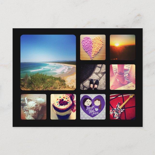 Créez votre propre carte postale Instagram (Devant)