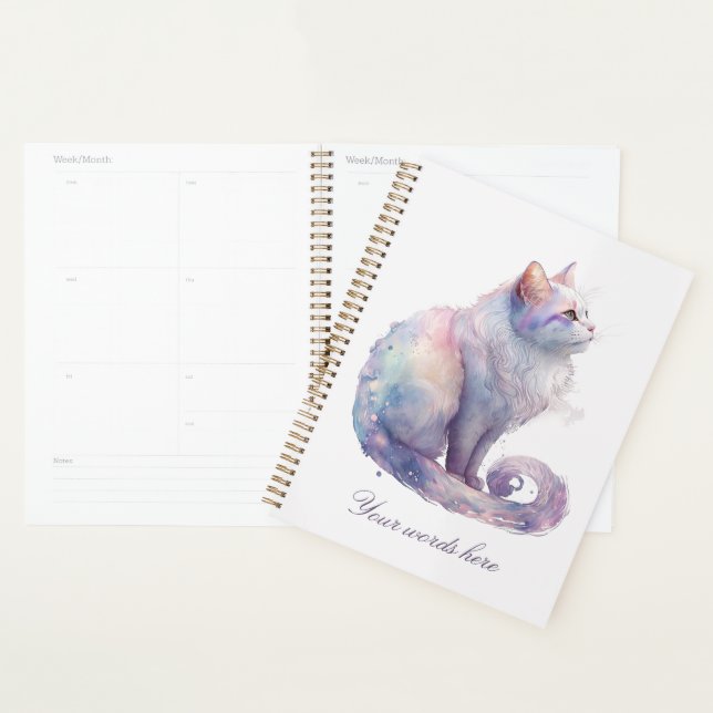 Créez votre propre chat blanc magique (Devant avec enveloppe)