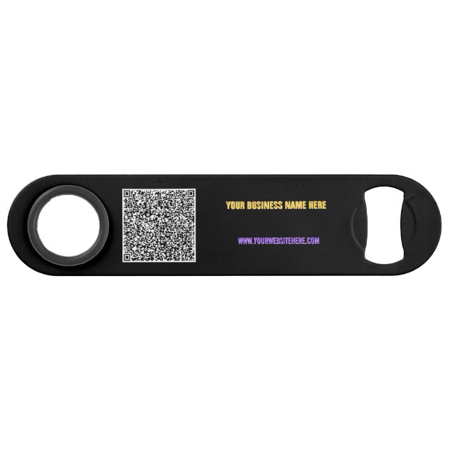 Créez votre propre code QR Bar Key Couleurs de tex (Dos Horizontal)