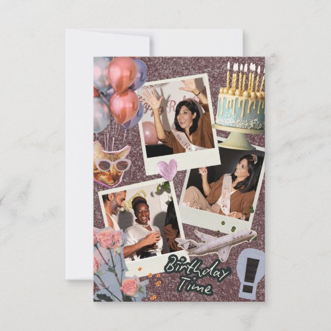 Créez votre propre collection de photos Invitation (Devant)