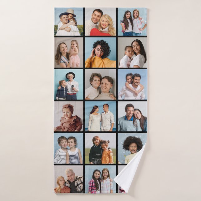 Créez votre propre collection photo 18 (Serviette de bain)