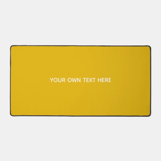 Créez Votre Propre Conception Personnalisée Jaune (Recto)