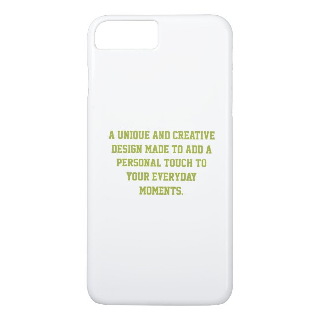 Créez votre propre coque 8 Plus 7 Plus Barely Ther (Dos)
