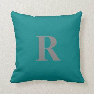 Créez votre propre coussin gris et turquoise de