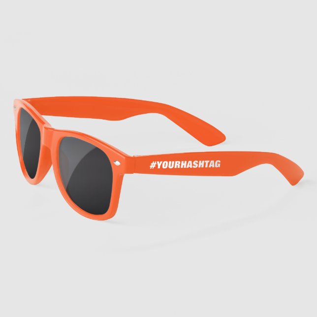Créez votre propre coutume #hashtag lunettes de so (Gauche)