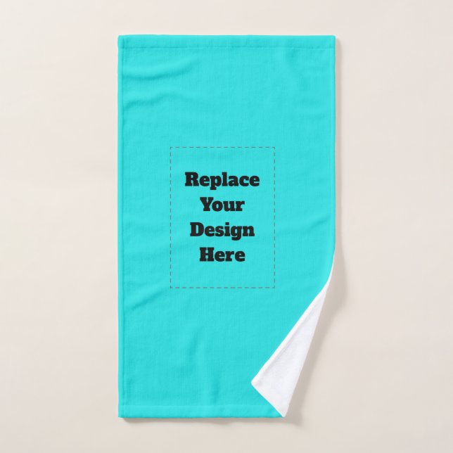 Créez votre propre cyan (Serviette à main)