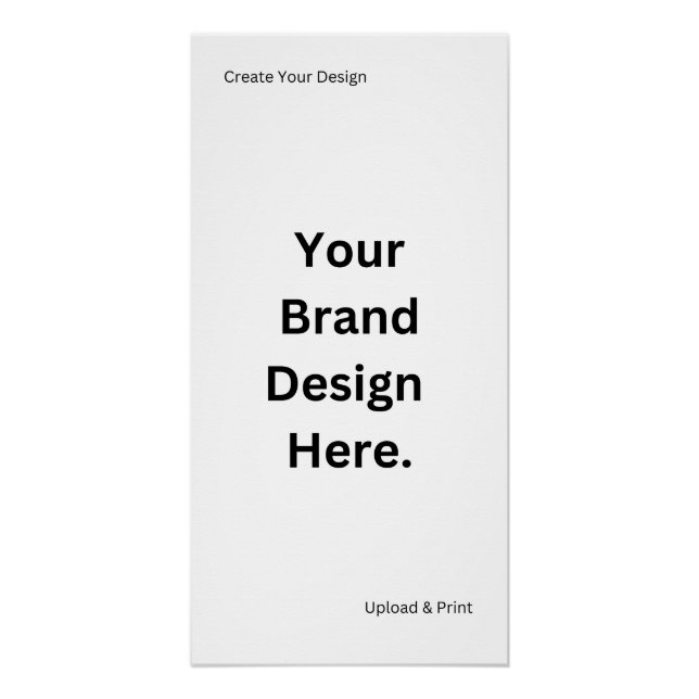 Créez votre propre design et imprimez une affiche  (Devant)