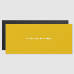 Créez votre propre design personnalisé jaune