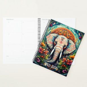 Créez votre propre éléphant floral Mandala