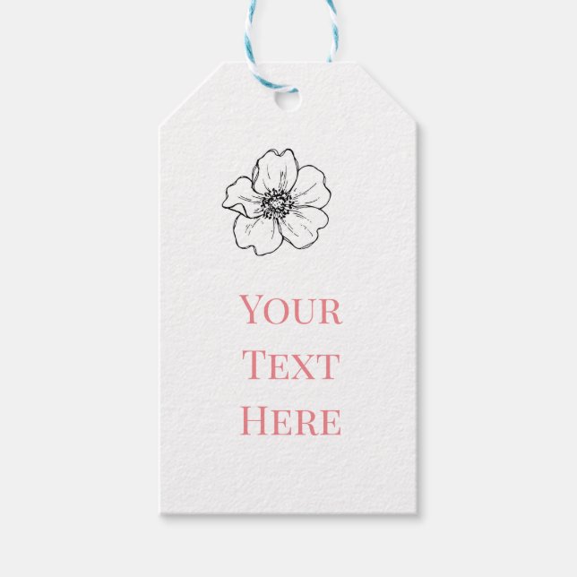 Créez votre propre étiquette cadeau de bébé (Devant)