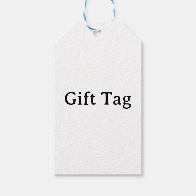 Créez Votre Propre Étiquette Cadeau Simple Personn (Devant)