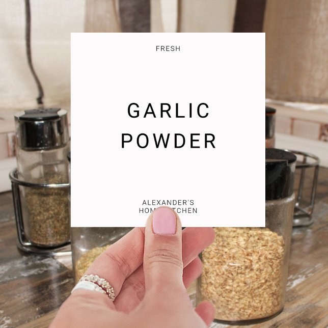 Créez votre propre Étiquette d'épices individuel 4 (Create your own spice jar or container labels.)