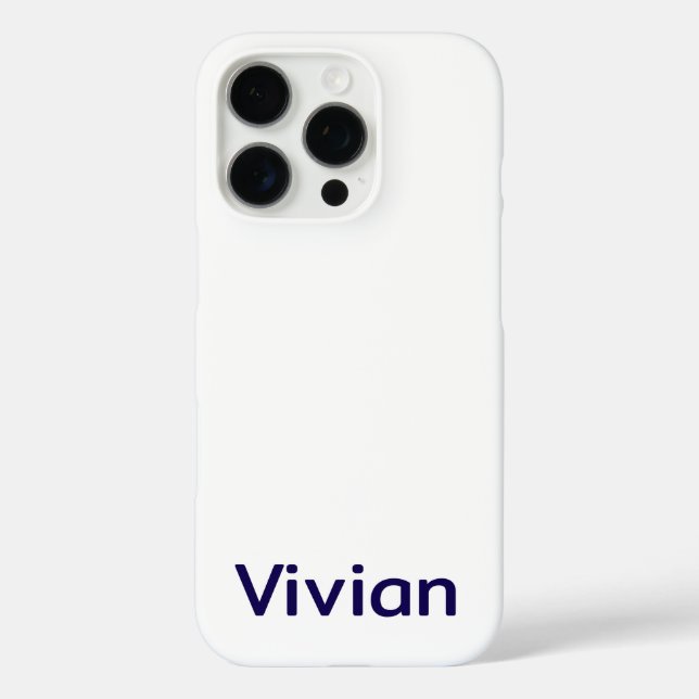 Créez votre propre étui iPhone 16 Pro Barely There (Verso)