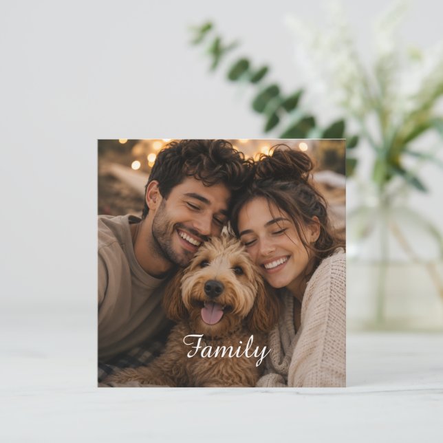 Créez votre propre famille personnalisée (Debout devant)