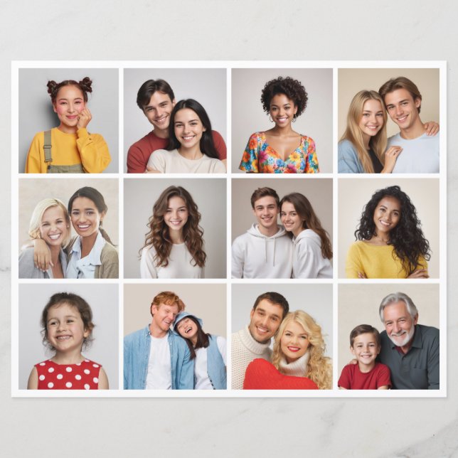 Créez votre propre feuille de papier de collection (Devant)