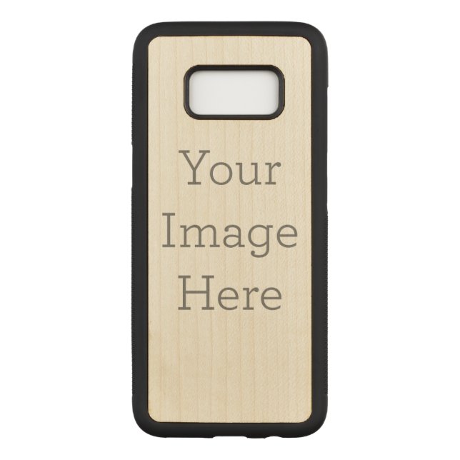 Coque en bois pourSamsung Galaxy S8 Érable mince (Dos)