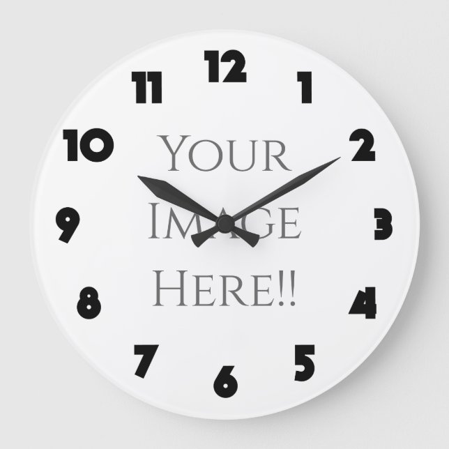 Créez votre propre horloge AcryliPrint®HD (Recto)