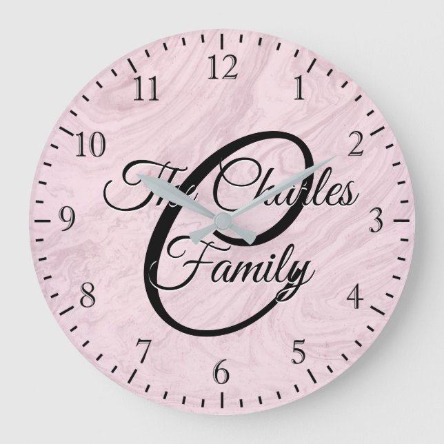 Créez votre propre horloge familiale personnalisée (Recto)