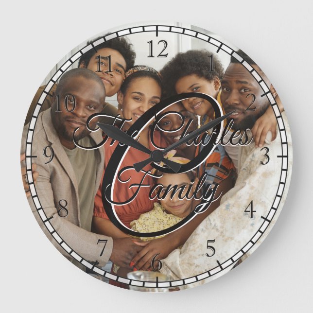Créez votre propre horloge familiale personnalisée (Recto)