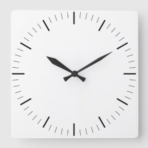 Créez Votre Propre Horloge Murale Cadre Blanc Rond