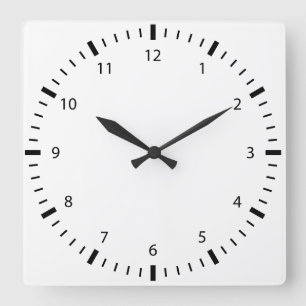 Créez Votre Propre Horloge Murale Cadre Blanc Rond