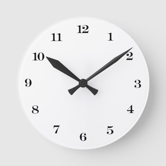 Créez Votre Propre Horloge Murale de 8" (Recto)