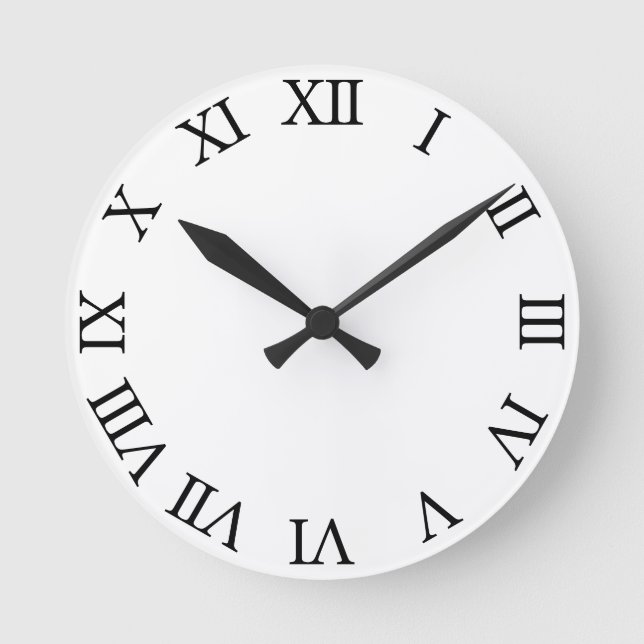 Créez votre propre horloge murale de 8 pouces (Recto)