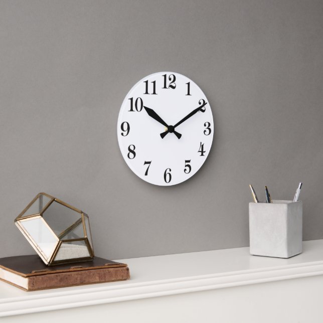 Créez votre propre horloge murale de 8 pouces Pers (Bureau)