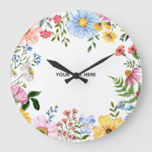 Créez Votre Propre Horloge Murale Florale