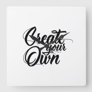 Créez votre propre horloge murale minimaliste